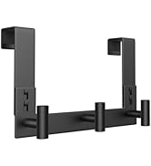 WUIVIUT Over The Door Hooks, Coat Rack Over The Door Heavy Duty Towel Rack Clothes Hanger for Bat...