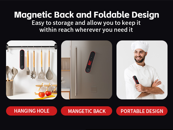 Magnetic Back and Foldable Design