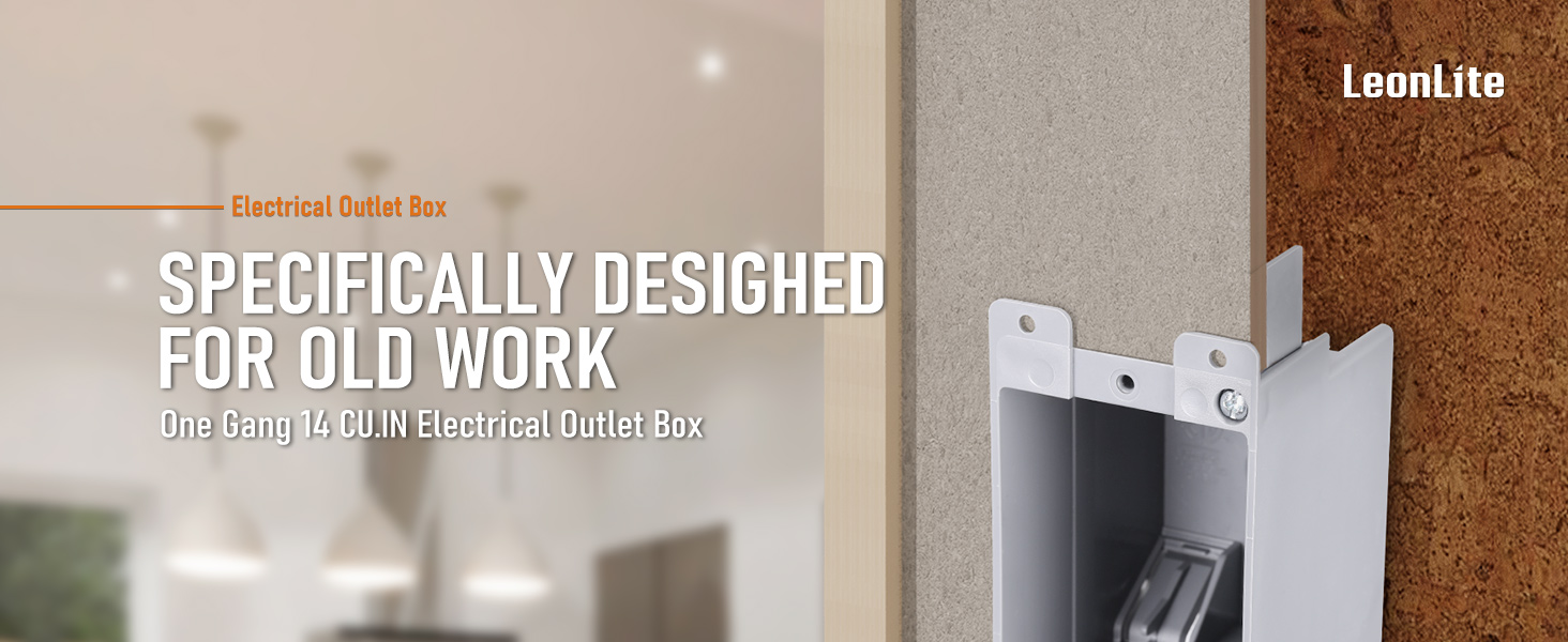 One Gang Old Work Electrical Outlet Box