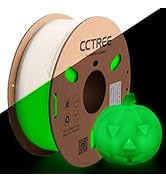 CCTREE PLA+ Filament 1.75mm, Glow in The Dark 3D Printer Filament PLA Plus, Dimensional Accuracy ...