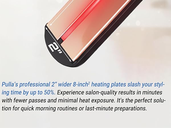 wide hair flat iron