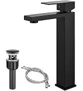 Heyalan Bathroom Vessel Sink Faucet Restroom Faucet Single Handle Basin Bowl Tap SUS304 Stainless...