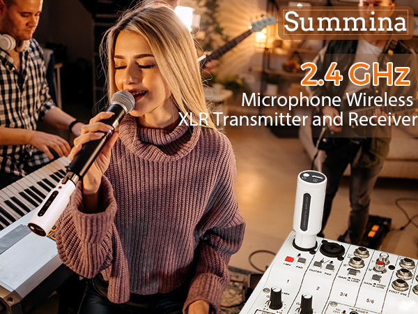 wireless xlr transmitter and receiver wireless microphone system