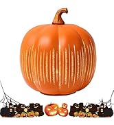 Starry Night LED Pumpkin Lights, Starry Night Pumpkins, Timer Lighted Sparkling Starry Night Glas...