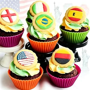 silicone Lunch Box Bento Dividers world cup