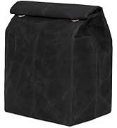 ECHSRT Waxed Canvas Lunch Bag, Vintage Reusable Lunch Box for Men & Women, Waterproof Leakproof I...