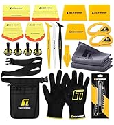 TECKWRAP 22PCS Vinyl Wrap Tool Kit for Car – Squeegee Set, Knife, Safety Cutter, Anti-Cut Gloves,...