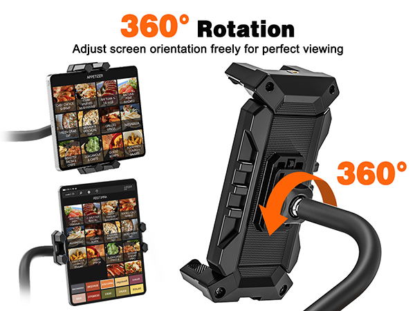 tablet holder gooseneck