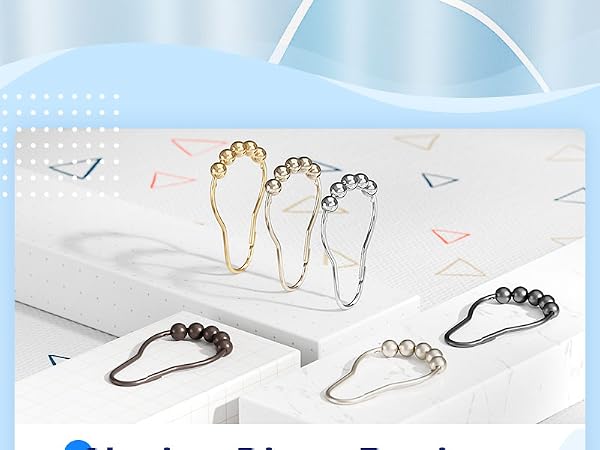 Amazer Shower Curtain Rings