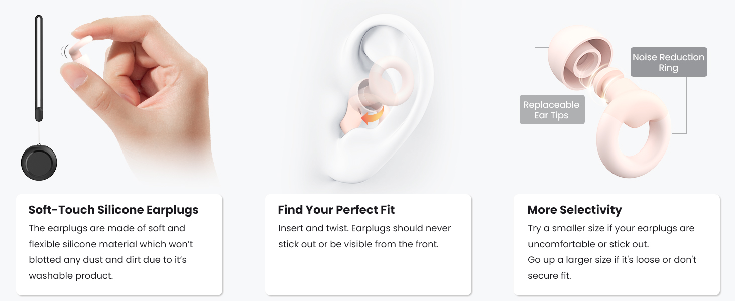 silicone earplugs