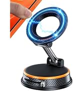 2026 Upgraded Vacuum Magnetic Car Phone Holder - 108lbs Ultra Suction Nano-Gel Mount N55 3000gf M...