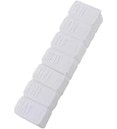 White Portable Travel Daily 7-Days Braille Pill Box, Plastic Daily Pill Box Medicine Organizer Bo...