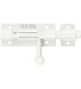 Alise 4 Inch Slide Lock SUS304 Stainless Steel Gate Latch, Slide Bolt Latch,Thickened Heavy Door ...