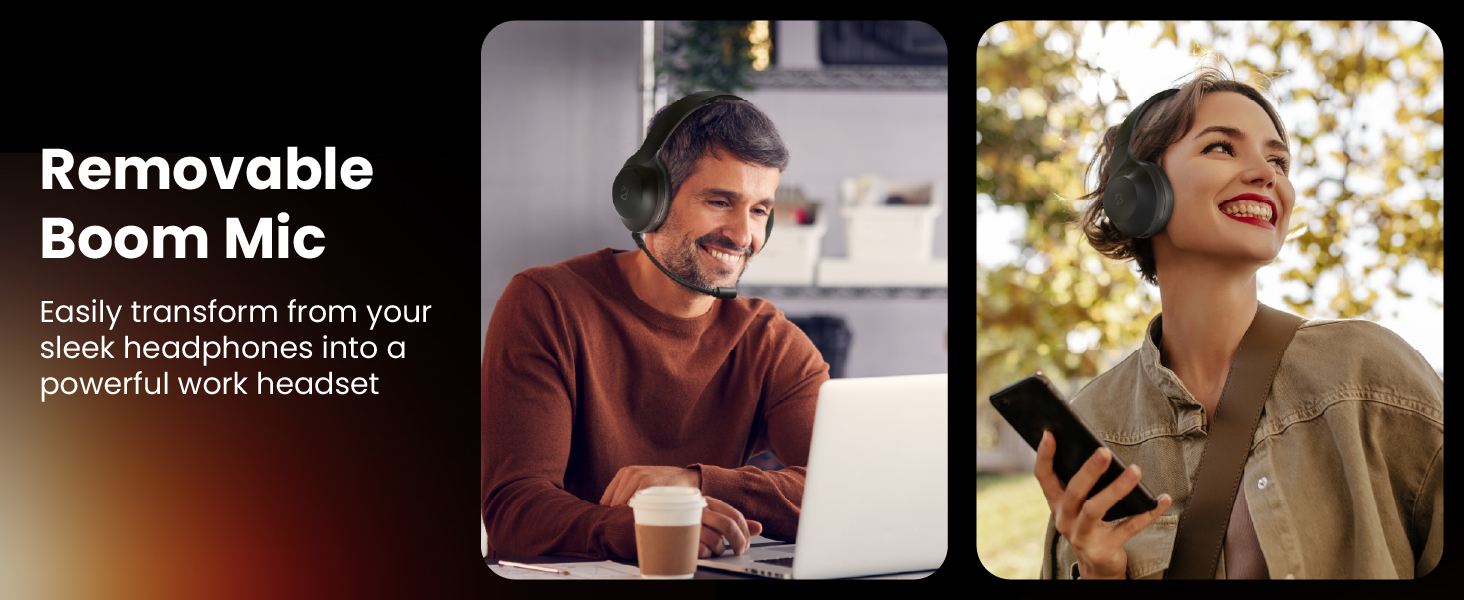 headphones wireless bluetooth with microphone wireless headset for work wireless call center headset
