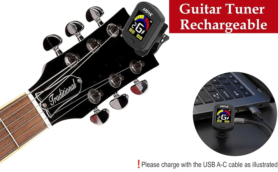 rechargeable guitar tuner