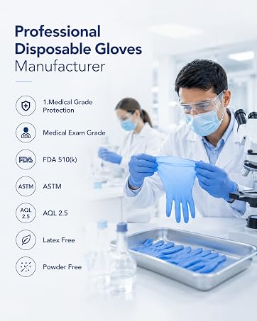 Schneider Medical Disposable Vinyl Gloves