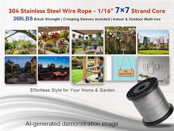 1/16 wire rope