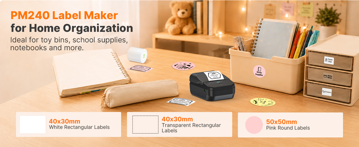 label maker machine with tape label printer thermal printer sticker printer thermal label printer