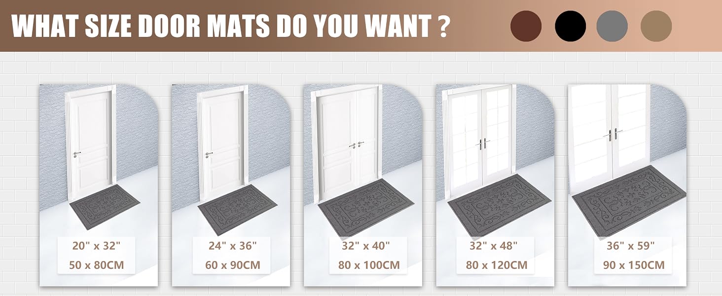 grey floor mats for house