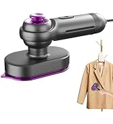 Dexmary Portable Iron Steamer, Travel Steamer for Clothes Mini, 10s Fast Heating, Handheld Steam ...