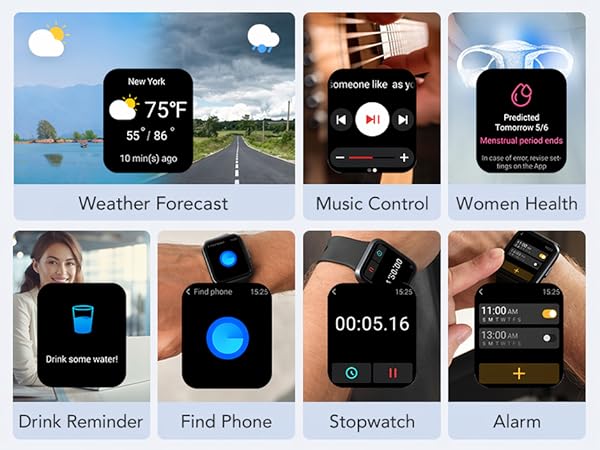 ALL FEATURES FOR THE WATCH