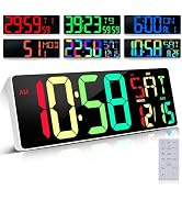 Large Digital Wall Clock Large Display 17.2