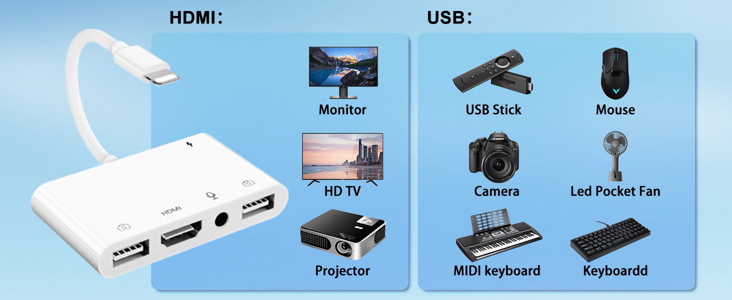 usb lightning adapter