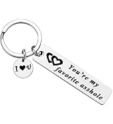 PLove Funny Boyfriend Gift from Girlfriend Gag Dirty Mini Keychain for Him Men Love Key Ring Pres...