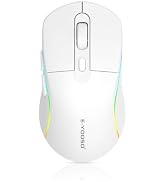E-YOOSO Wireless Gaming Mouse, 10,000 DPI, Tri-Mode 2.4Ghz/Bluetooth/USB-C Wired, RGB Backlit, 6 ...