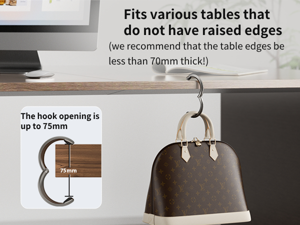 handbag holder desk hook