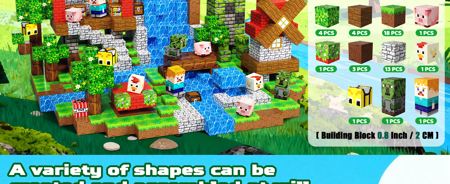 magnetic building cubes