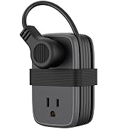 Travel Power Strip with USB Ports, NTONPOWER 4 Outlets 3 USB Ports Portable Desktop Charging Stat...