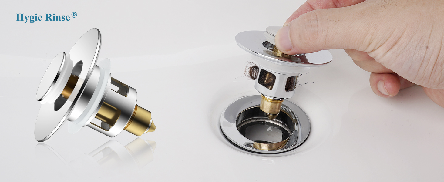 Bathroom Sink Pop Up Drain Strainer