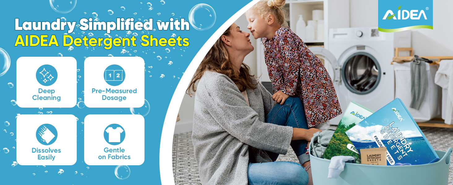 AIDEA Laundry Detergent Sheets