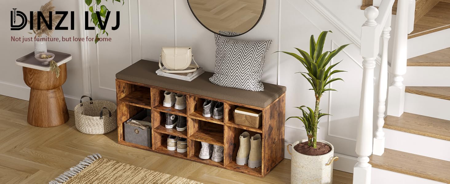 entryway bench for shoe storage