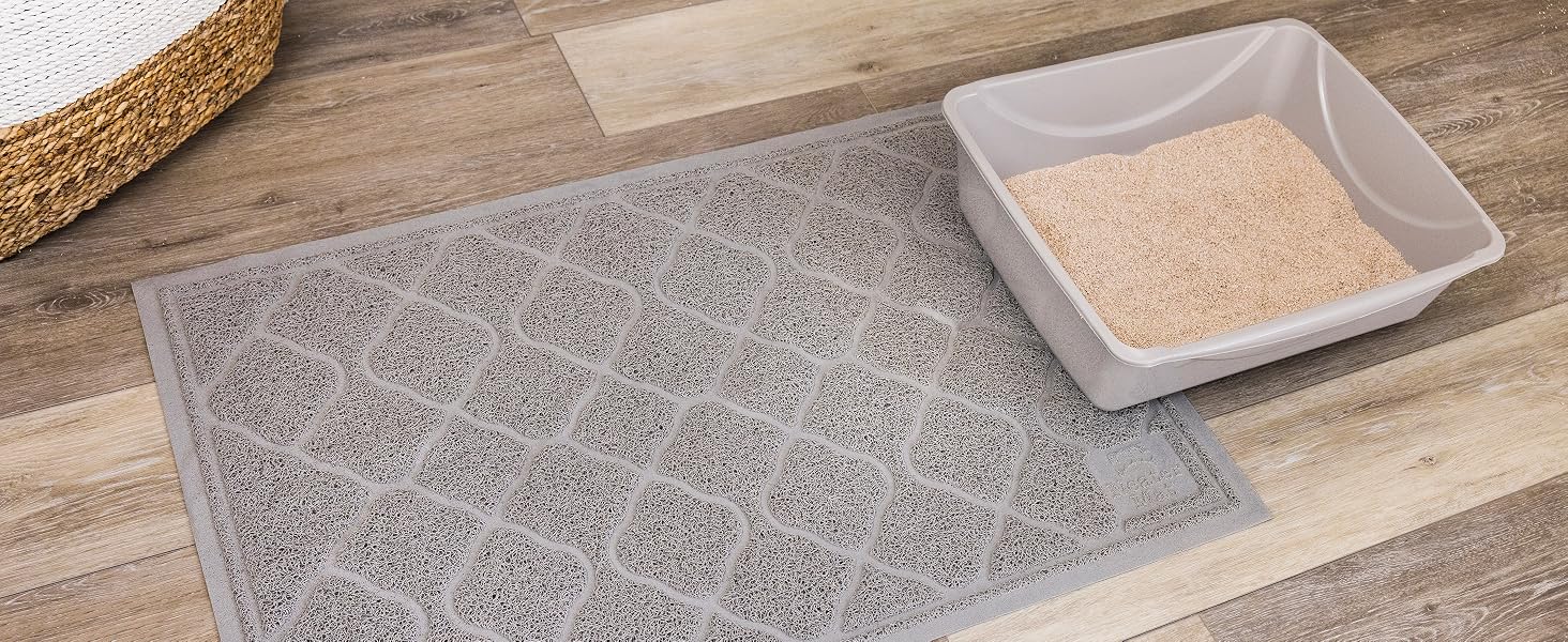 Litter Trapping Mat, Grey