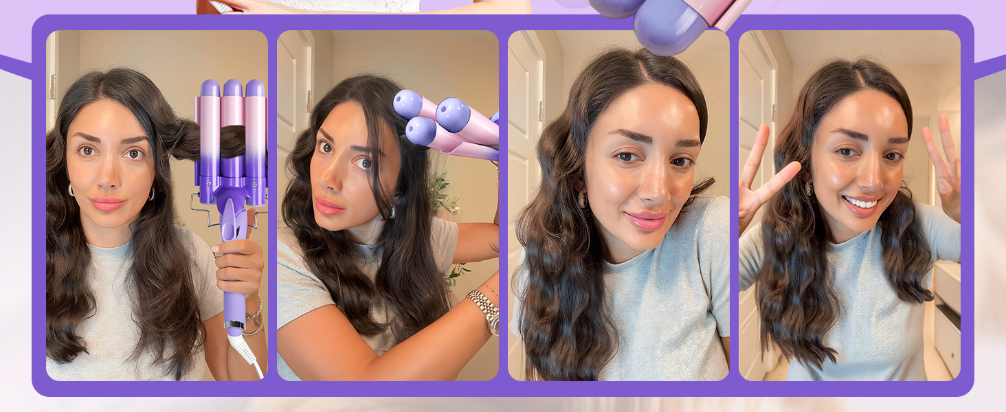 3 Barrel Curling Iron