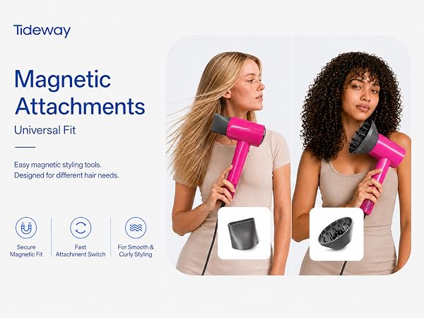hair dryer with diffuser attachment