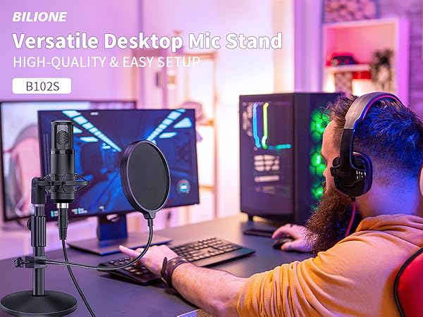 mic stand with round base