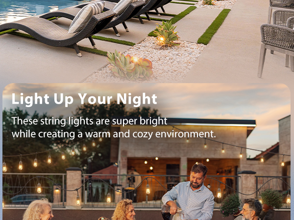 outdoor string lights