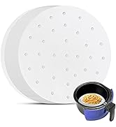YQL 7 Inch Air Fryer Liner,200PCS Parchment Paper for Air Fryer Precut Perforated Parchment Paper...