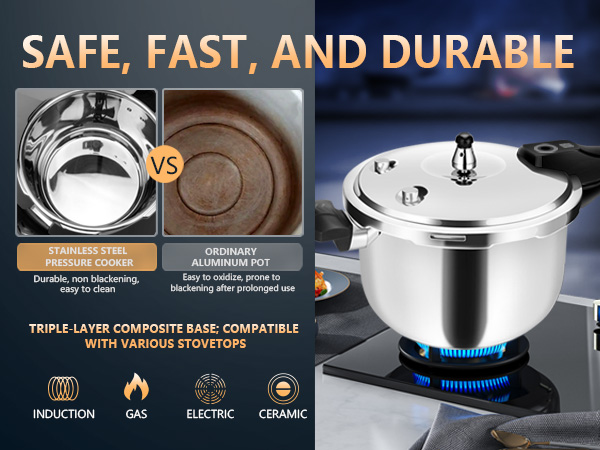 pressure cooker 6 8 10 12qt+;stainless steel pressure cooker ;ressure cooker for canning?canning