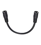 GGIPOWY 3-Pack 5.5mm x 2.5mm DC Power Extension Cable, 18AWG Female to Female Barrel Jack 12V/24V...