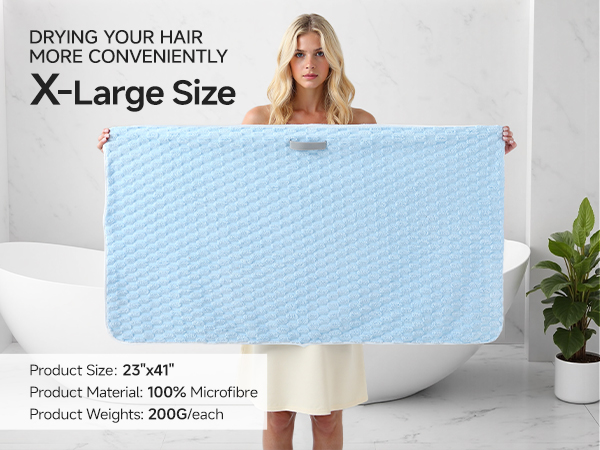 Microfiber Drying Towel for Hair
