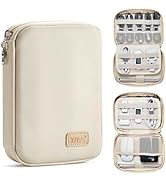 Linpr Travel Cable Organizer, Tech Pouch Electronics Organizer Travel Case, Portable Lightweight ...