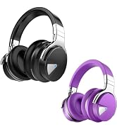 Silensys E7 Active Noise Cancelling Headphones Bluetooth Headphones with Microphone Deep Bass Wir...