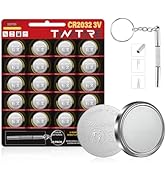 Tanatare CR2032 Batteries 20 Pack, Lithium 3V Coin Battery with 3-in-1 Mini Screwdriver, High Cap...