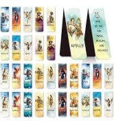 Greek Mythology Magnetic Bookmark Gift - Wxiben 30 Pcs Olympians Gods Bookmarks for Reading Ancie...