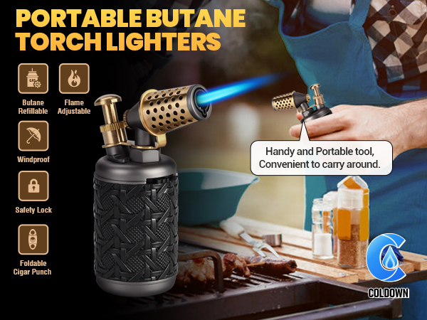 Portable torch lighters