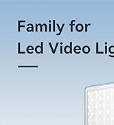 ENEGON 4000mAh Rechargeable Mountable Bicolor LED Video Light with Mini Panel for Professional DS...